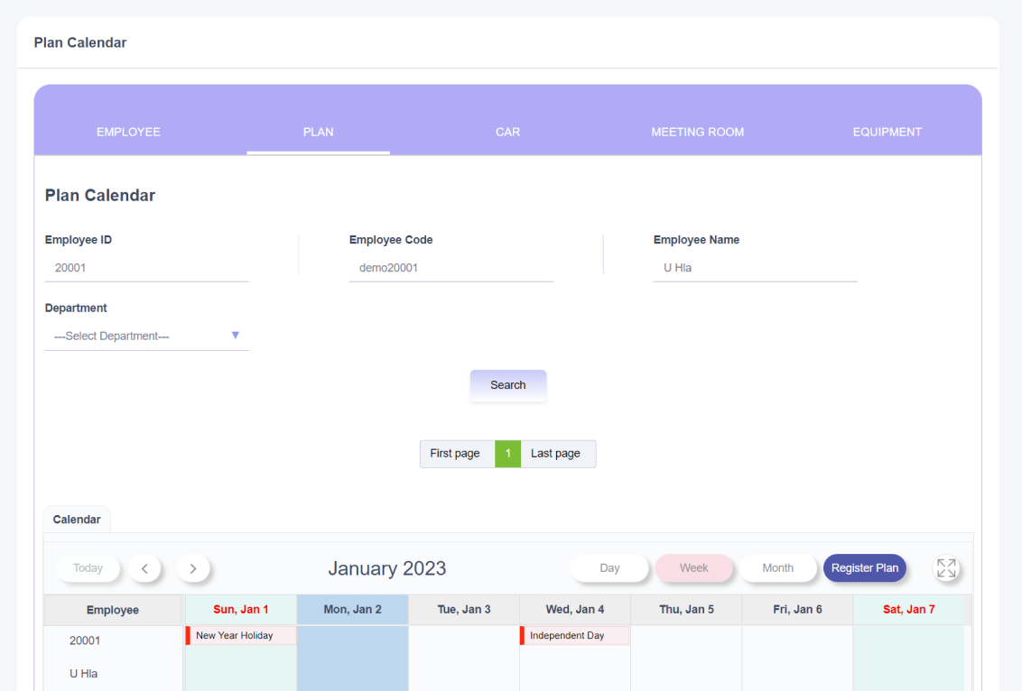 Schedule / Plan Maker